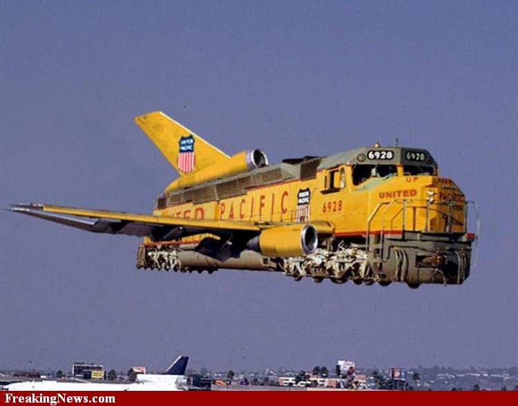 Un train qui VOLE \o/