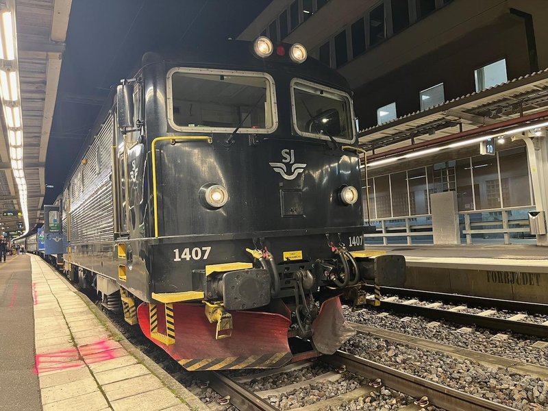 Train de nuit suédois